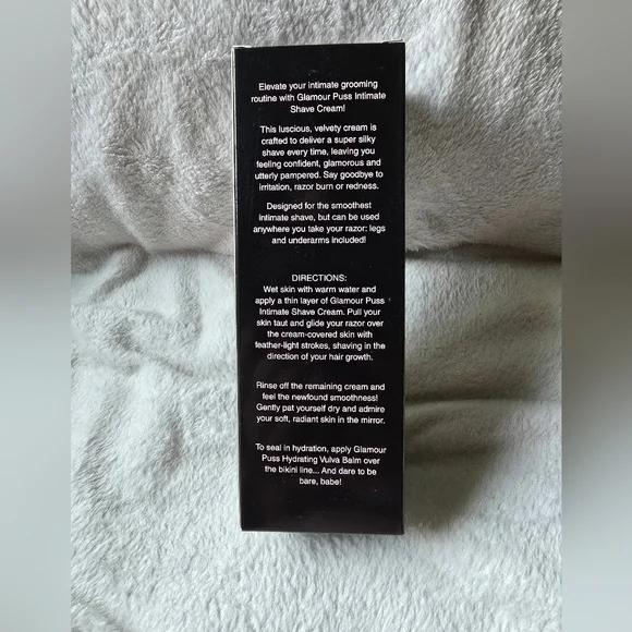 Glamour Puss Intimate Shave Cream - Black - Picture 3 of 7
